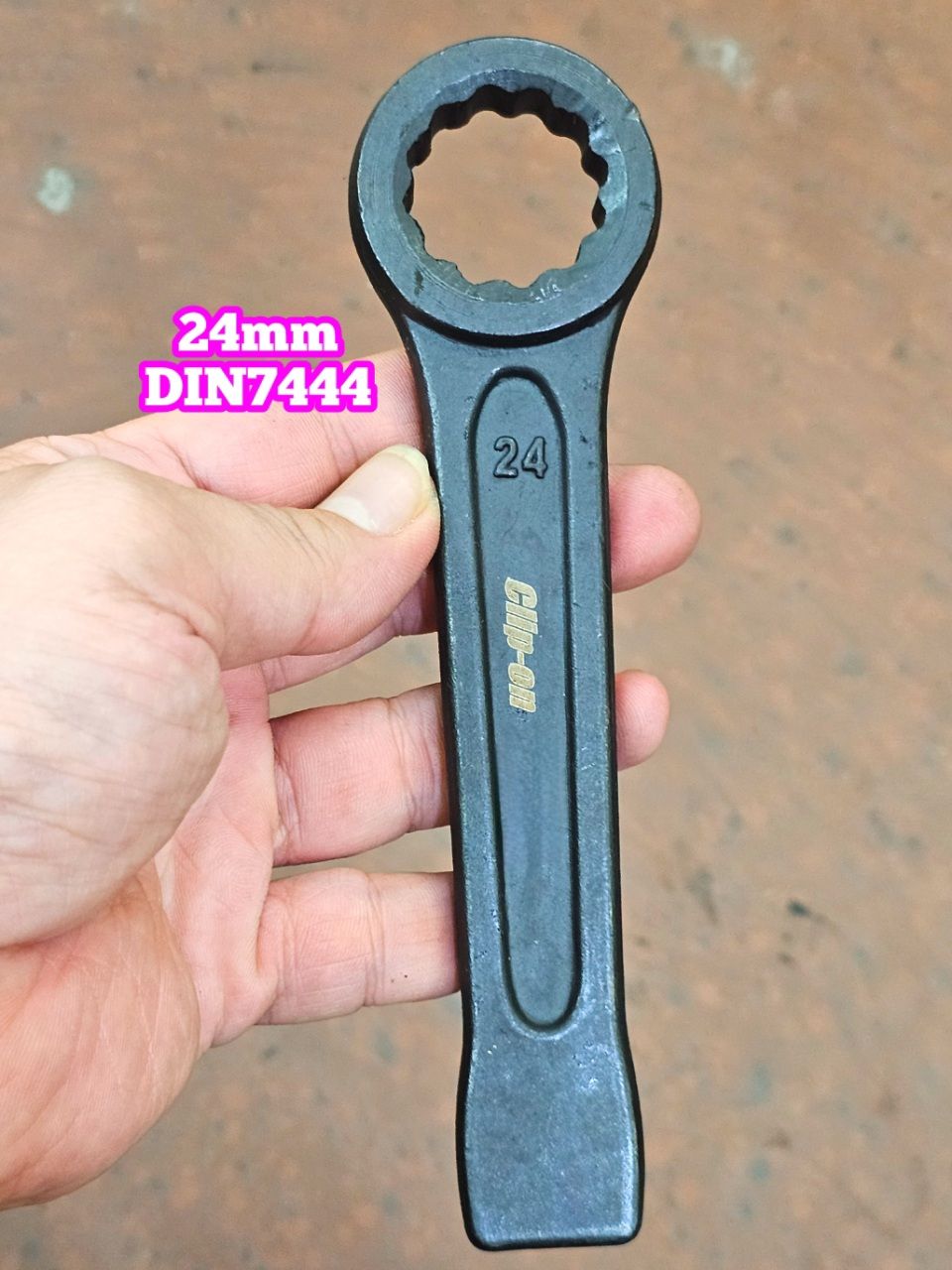 Cờ Lê Vòng Đóng 24mm Clip On (Vòng Đóng 24mm Cờ Lê Đóng 1 Đầu Vòng 24mm)