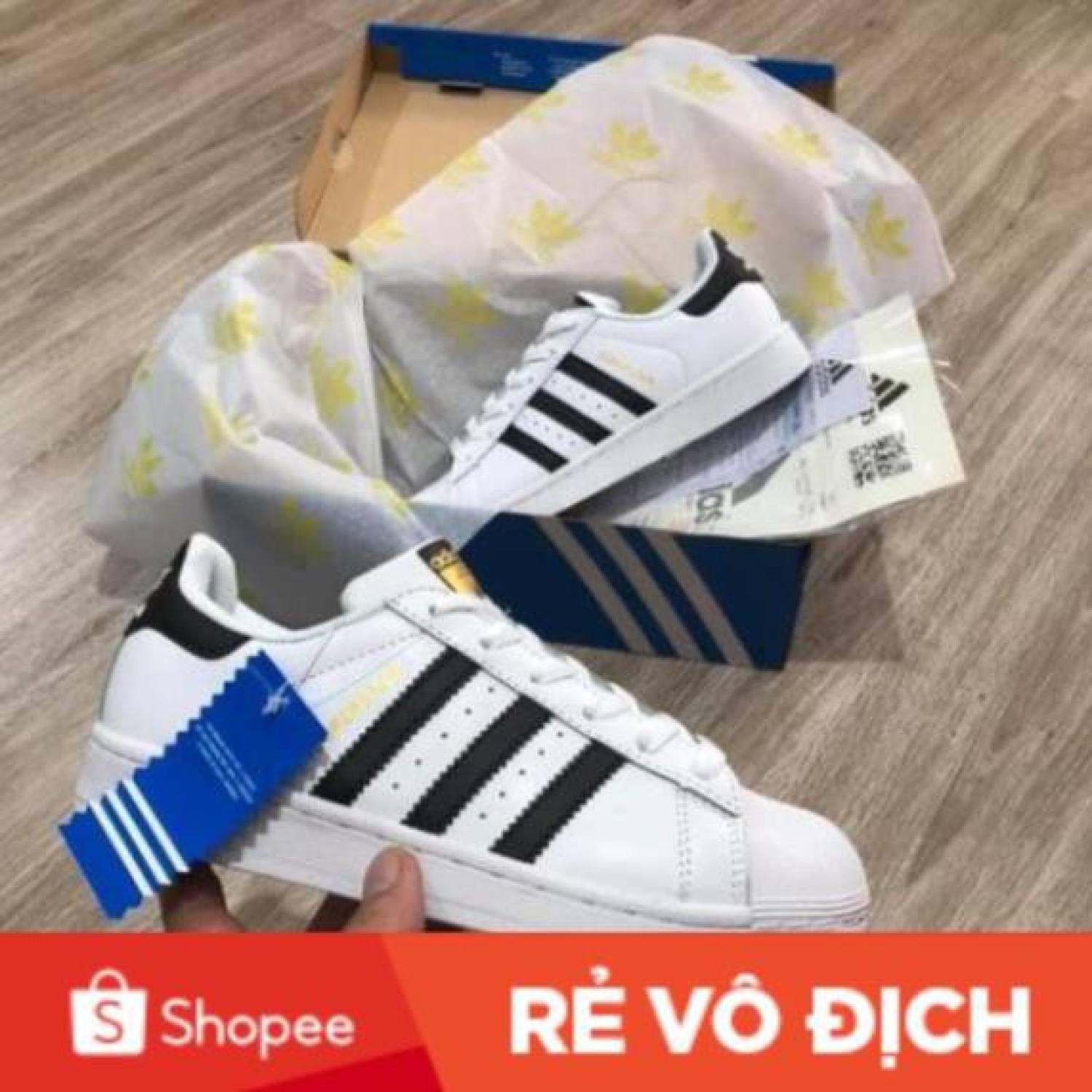 Giày sneaker nam nữ trắng 𝑨𝒅𝒊𝒅𝒂𝒔 𝑴𝒖̃𝒊 𝑺𝒐̀, giày thể thao das 𝑺𝒐̀ đủ size nam nữ