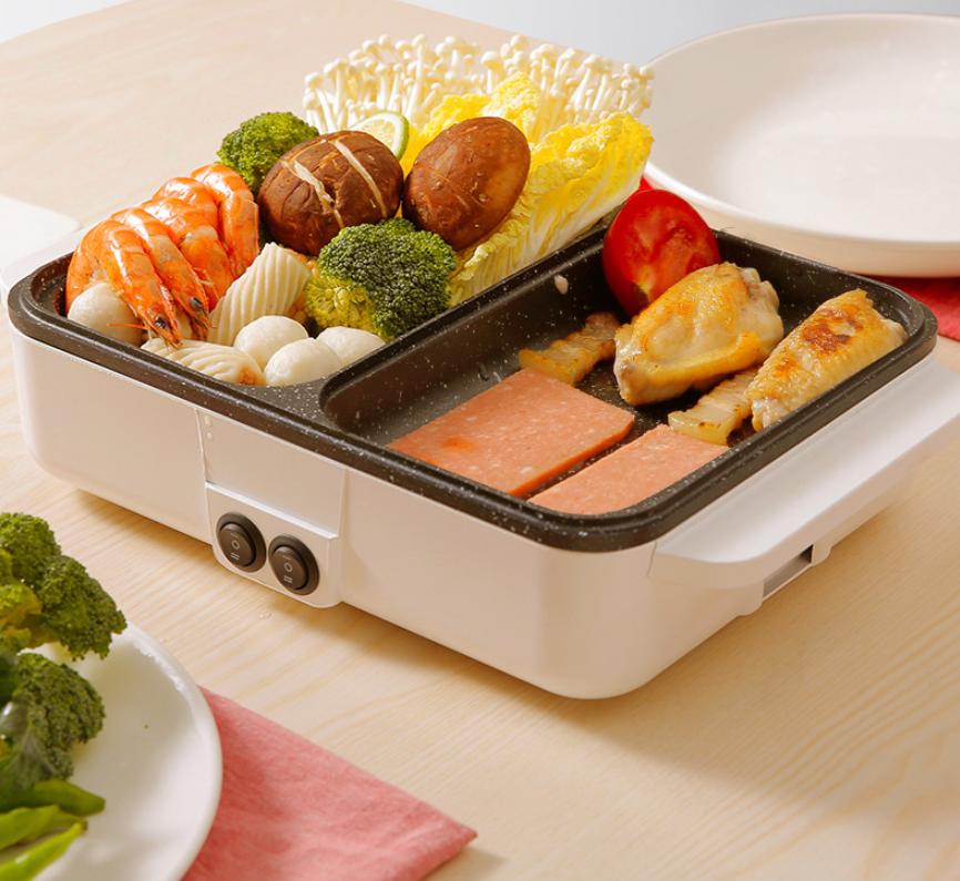 It smart - bộ bếp điện đá granite bbq&hotpot 1200w