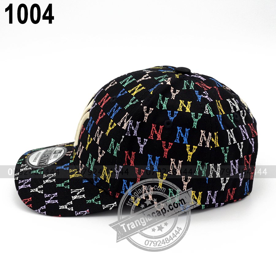 Nón kết MLB Monogram NY sắc màu