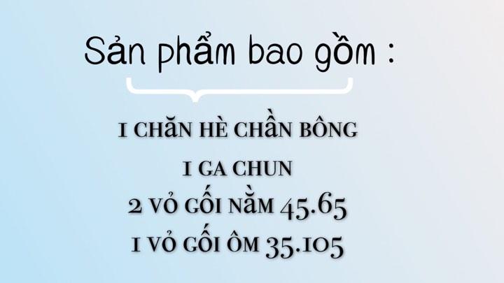 Bộ Chăn Ga Gối Cotton Poly Combo 5 Món - Fendi