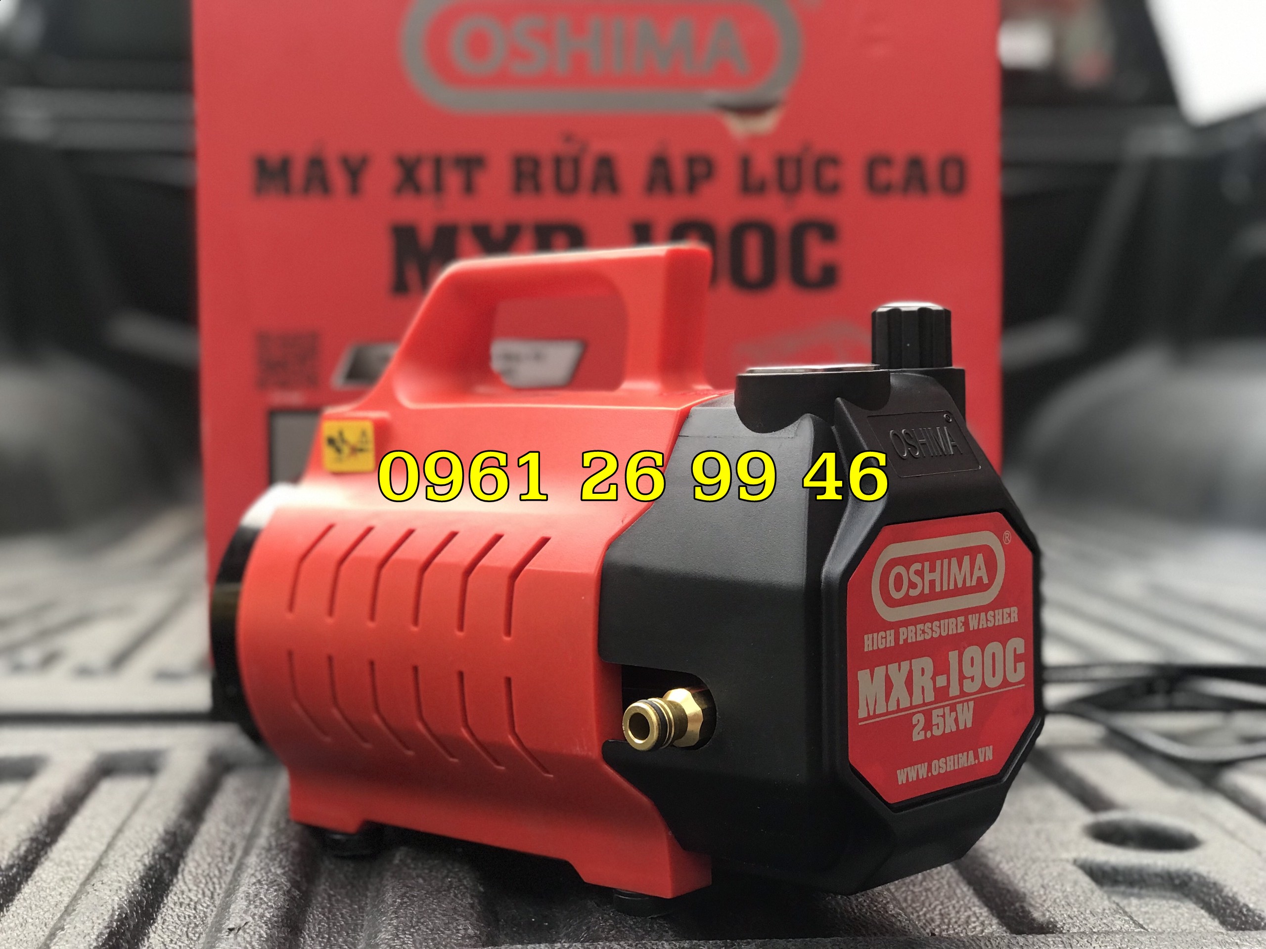 Máy rửa xe gia đình có chỉnh áp oshima mrx-190c công suất 2500w
