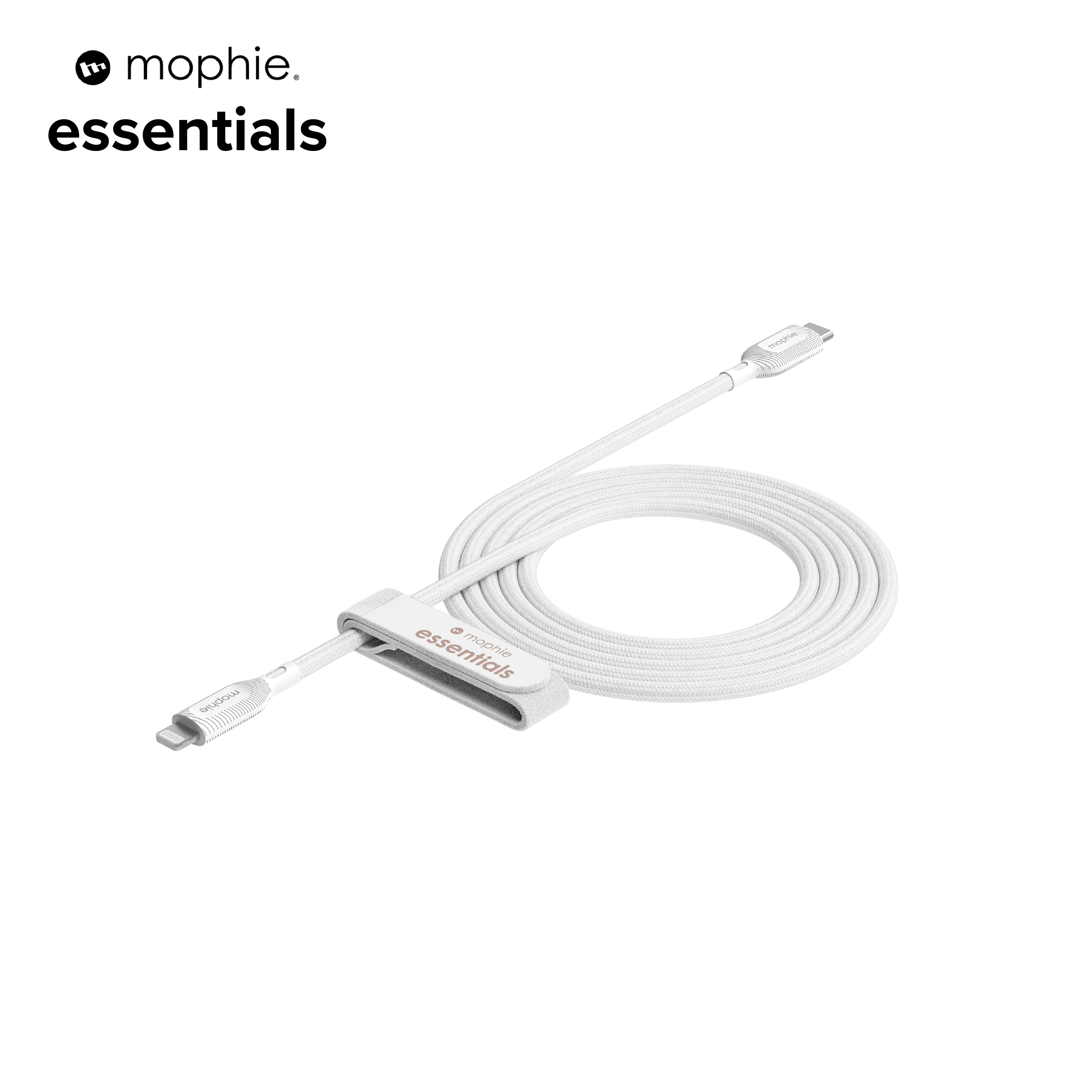 Cáp USB-C to Lightning Mophie Essentials 1M/2M - Đạt chuẩn MFI