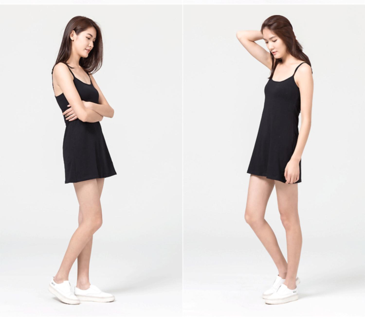 [HCM]Đồ ngủ đầm thun 2 dây mặc ở nhà đi ngủ Macmot