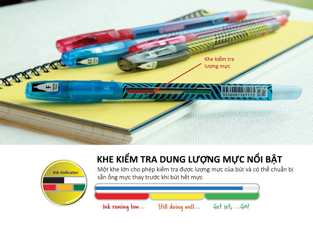 Bút bi STABILO Exam Grade X-Fine 0.5mm (BP587NXF)