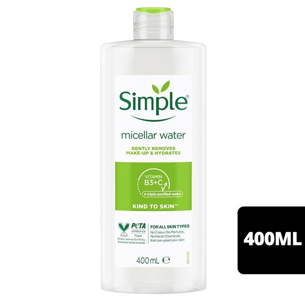 Nước tẩy trang Simple Kind To Skin Micellar Cleansing Water (Bill Anh)