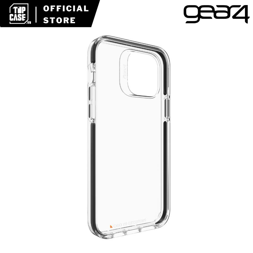 Ốp lưng chống sốc gear4 iphone 12 pro max 12 pro 12 Gear 4 Piccadilly 4m - TCG25 - trong suốt, chống ố vàng, mỏng nhẹ, hỗ trợ sạc không dây, magsafe, chống bám vân tay, chống bám bẩn, bảo vệ camera, ôm sát viền - TopCase VietNam