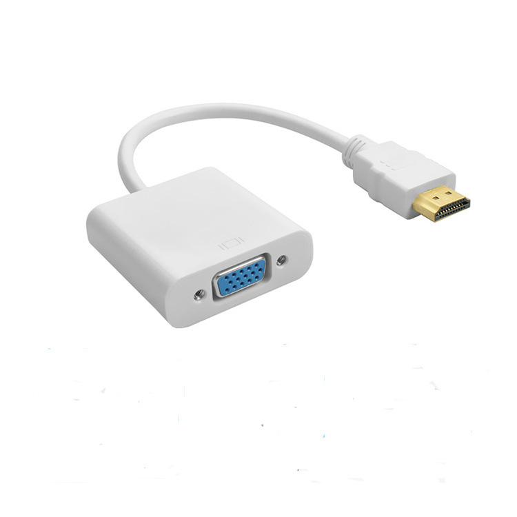 HDMI to VGA HDMI to VGA adapter cable (white)