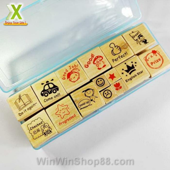 Bộ con dấu khen thưởng - Tiếng Anh