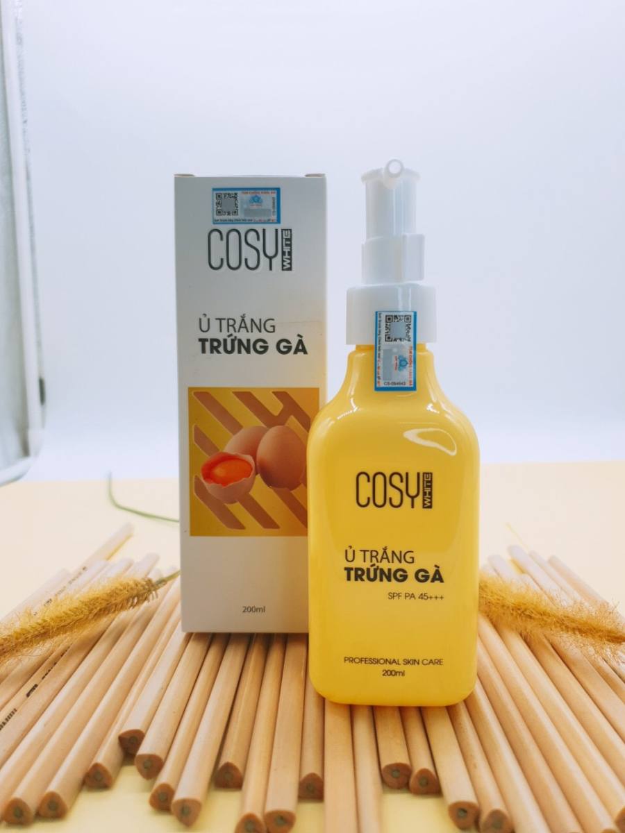[HCM]Kem ủ body siêu trắng chiếc xuất trứng gà trắng da toàn thân an toàn COSY WHITE 200ml (tặng kem và bột tắm trắng toàn thân)