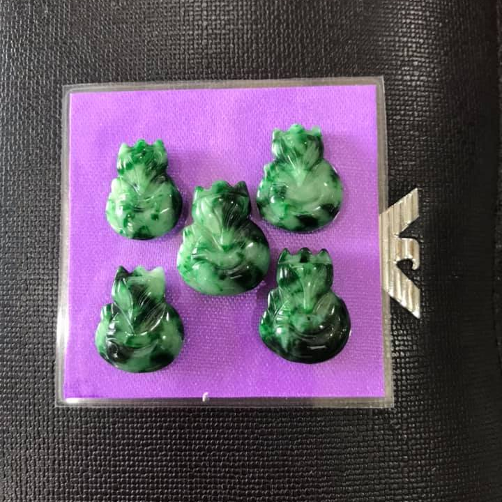 [HCM]CỬU HỒ LY CHÍN ĐUÔI NGỌC CẨM THẠCH SƠN THỦY THIÊN NHIÊN MẪU AA03