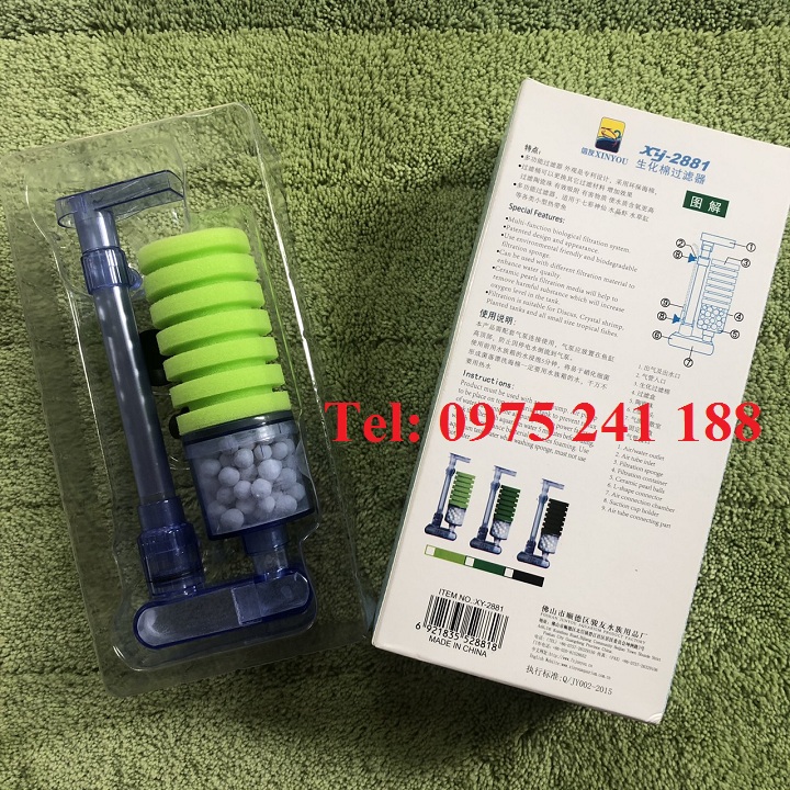 Lọc sủi vi sinh bể cá XY-2880