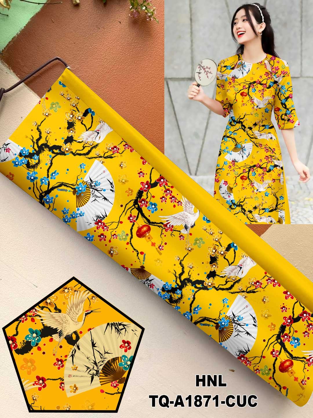 VẢI LỤA LATIN HỌA TIẾT CÒ QUẠT 2108252253 (MẪU ĐA DẠNG - Khổ 1m5)