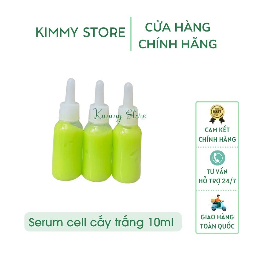 Lẻ 1 chai cell cấy trắng body pha kem cực mạnh 10ml