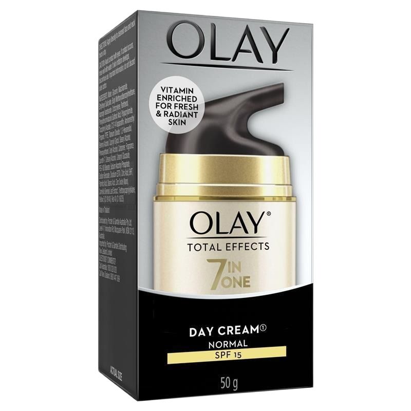 Kem Dưỡng Trắng Da Mặt Ban Ngày Olay Total Effects Ngừa Lão Hóa SPF 15 20g Total Effects 7 in One Day Cream Normal