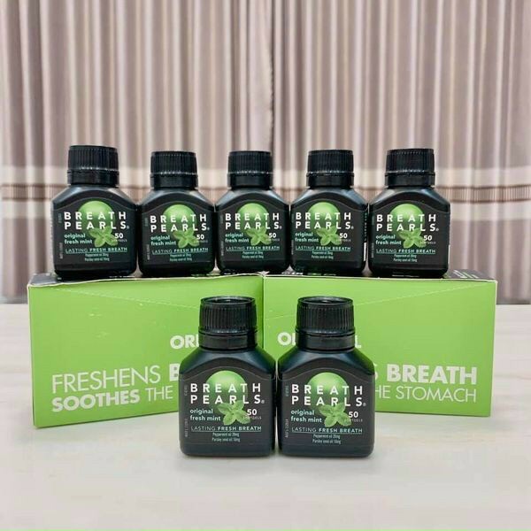 Thơm miệng Breath pearl của Úc