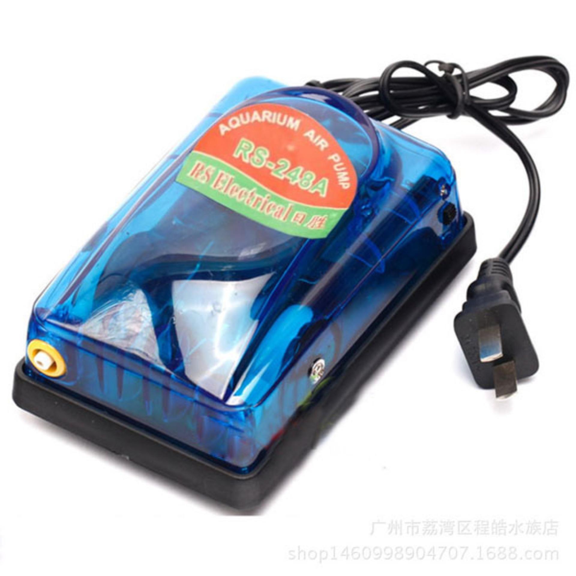 Electric mini aquarium oxygen concentrator RS-248A (3W - 2.5L / MIN) good, super quiet, energy-saving, provides oxygen for aquariums, aquariums + Free 1 oxygen effervescent stone and 1m effervescent wire price 15k