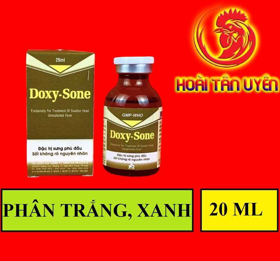 DOXY - SONE sưng phù đầu, sốt dành cho gà đá 20 ml