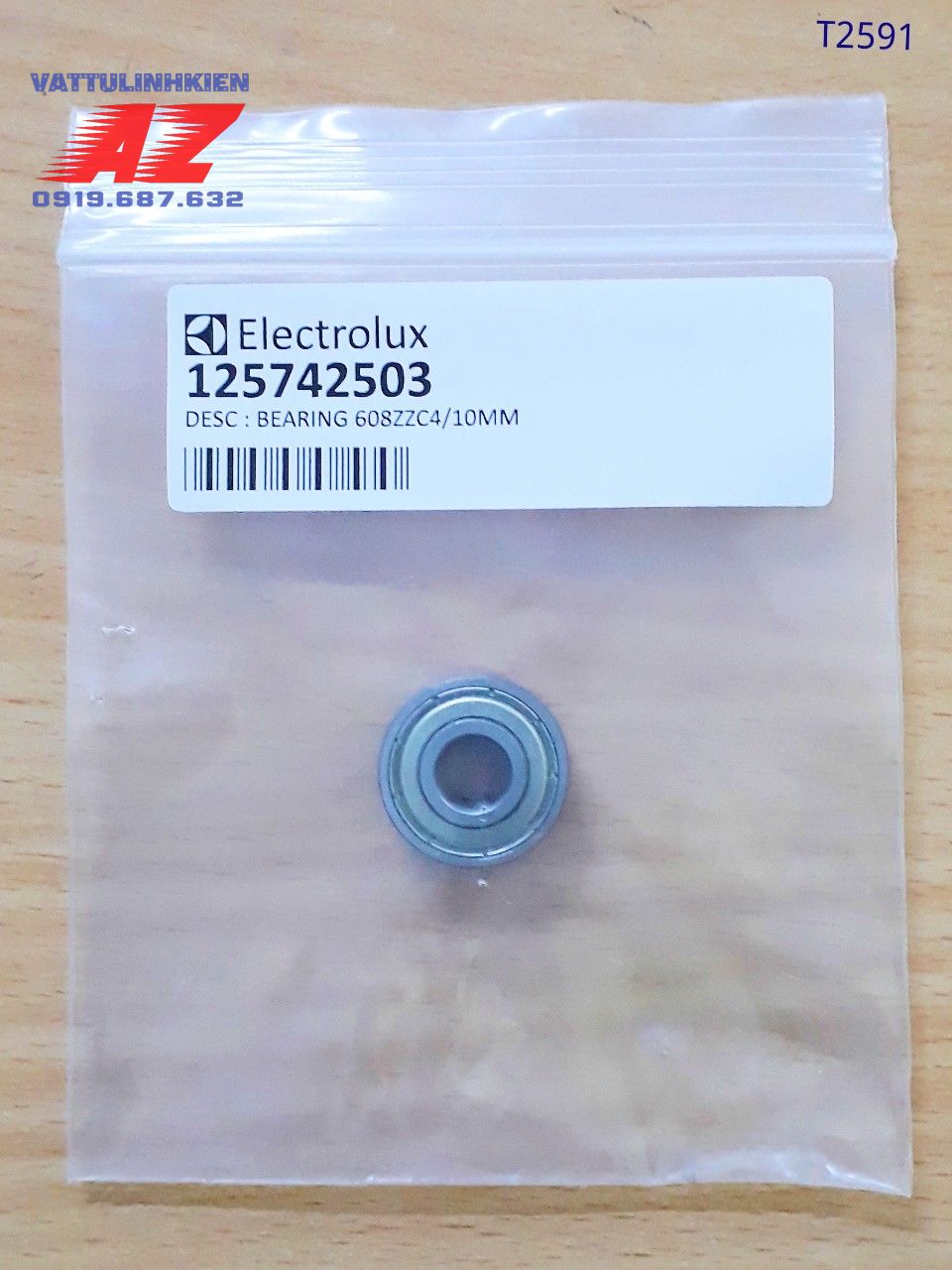 Vòng bi máy sấy ELECTROLUX 608ZZC4/10MM (KT: 22 x 8 x 7 mm)