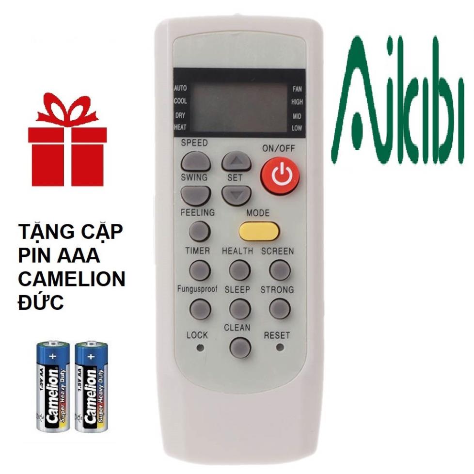 Remote máy lạnh aikibi mẫu 7 - điều khiển điều hòa aikibi