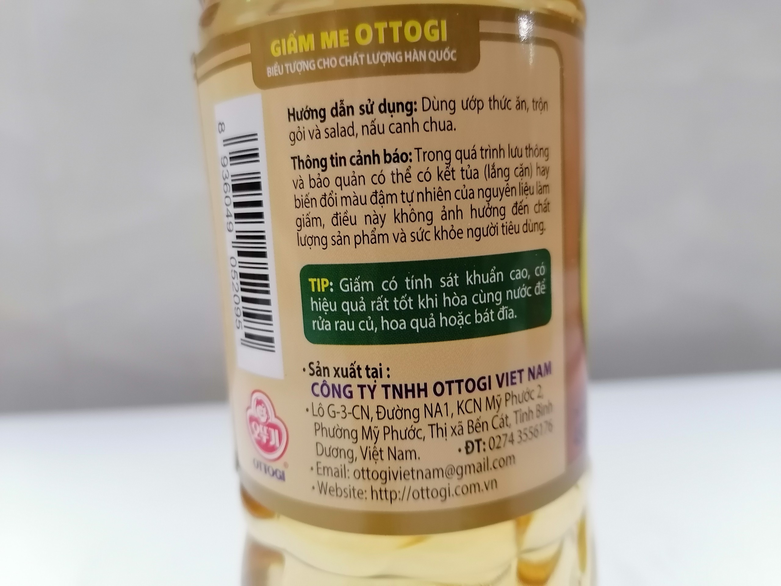 [Chai 450ml] GIẤM ME [VN] OTTOGI Tamarind Vinegar