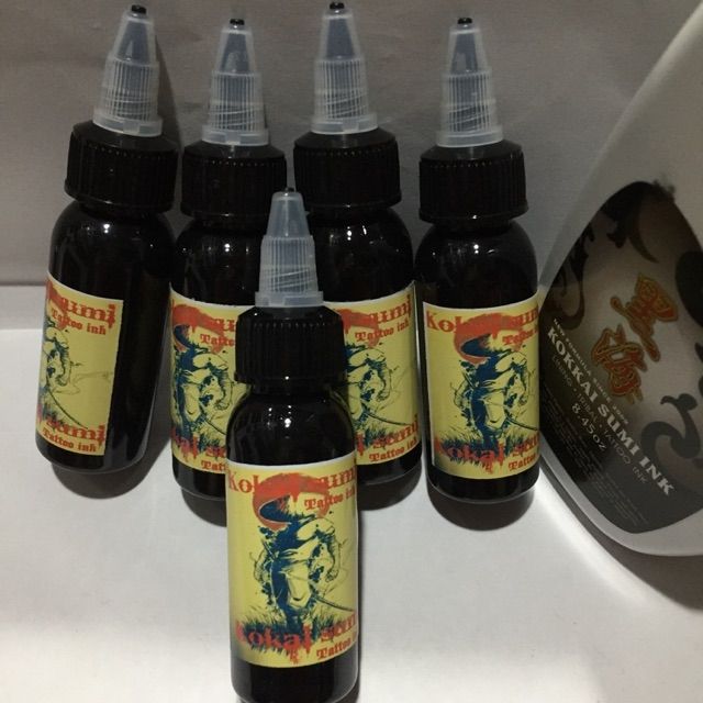 Mực xăm đen Kokkai Sumi 30ml Nhật Bản