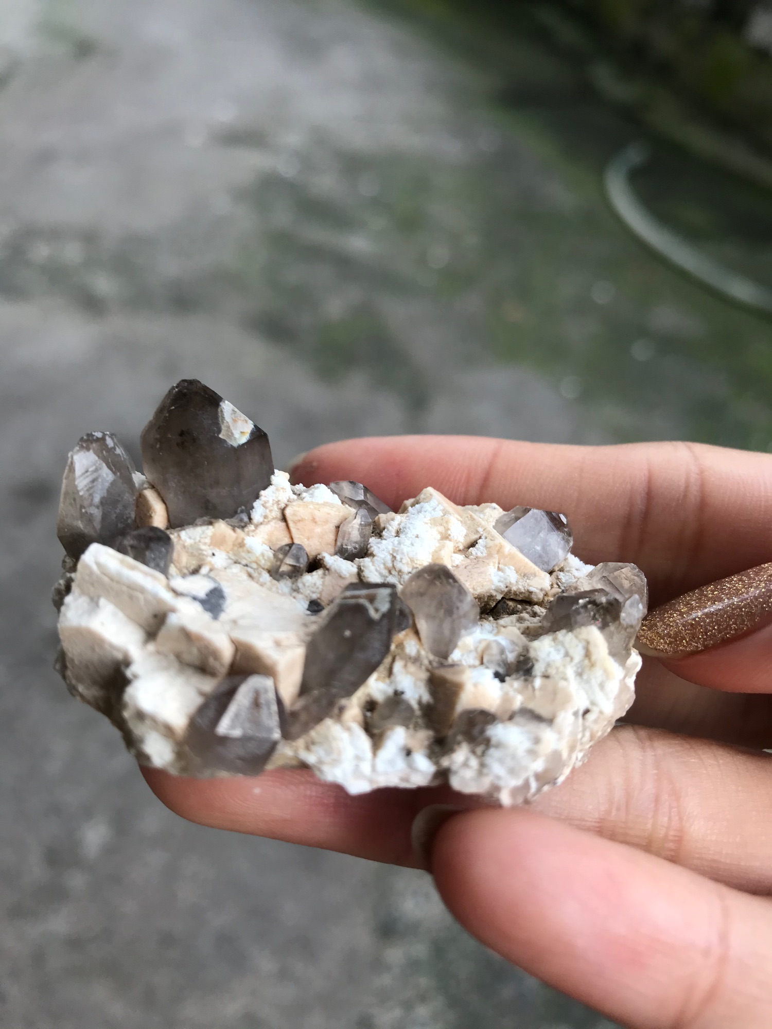 Đá Thạch Anh tự nhiên dạng bụi tinh thể