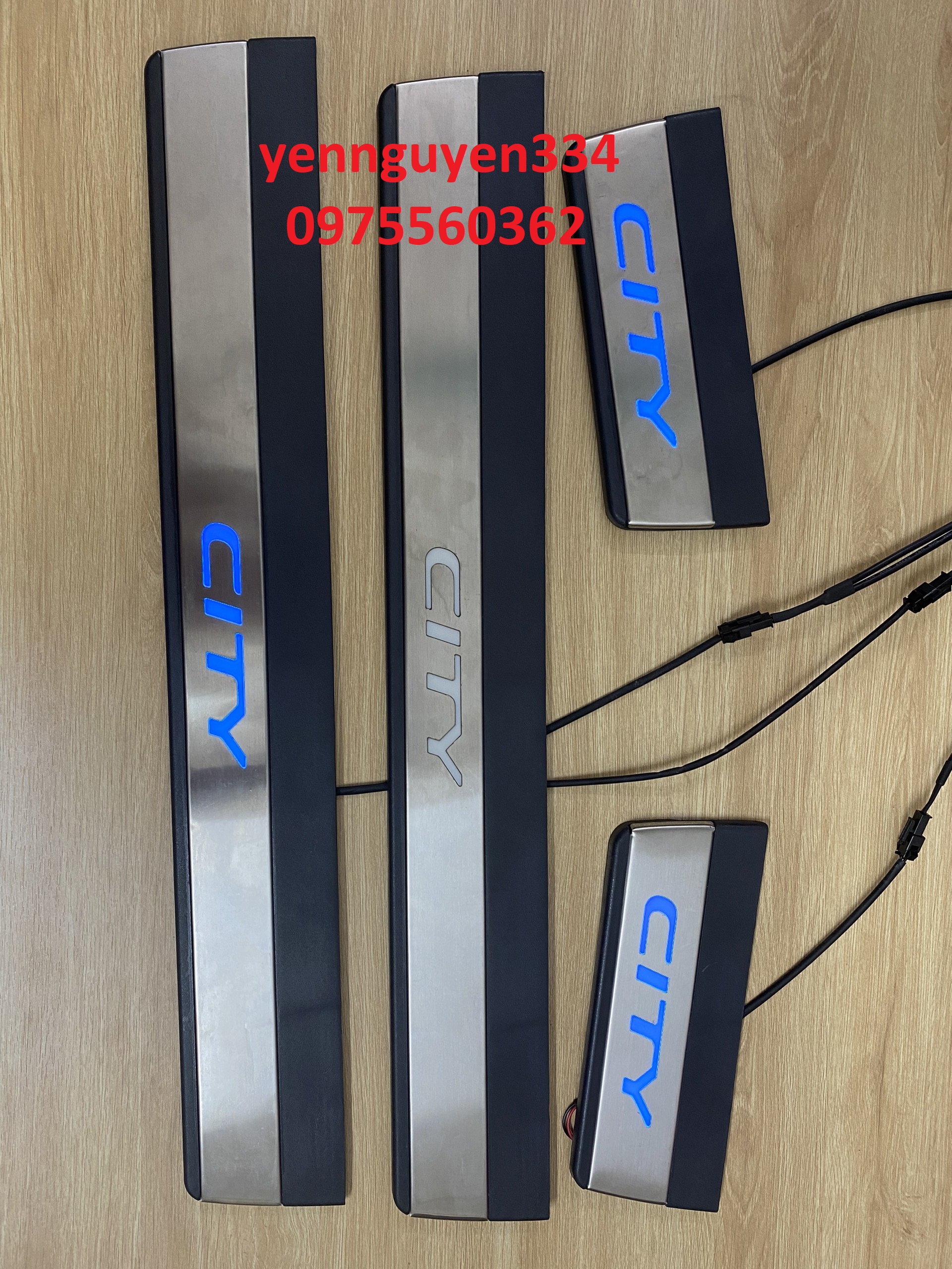 Nẹp bước chân có đèn Honda City