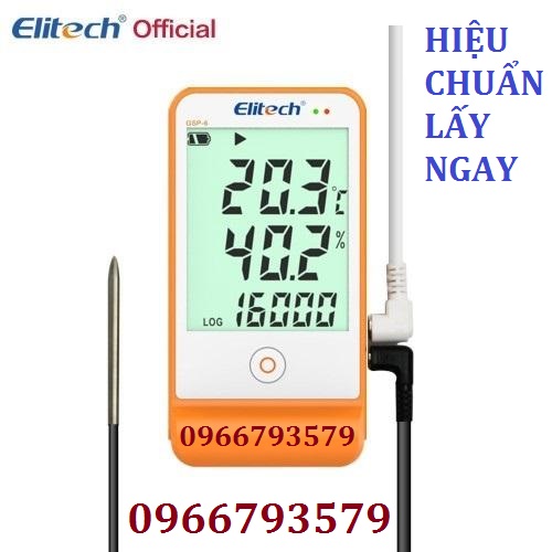 Elitech Data Logger GSP-6 Temperature and Humidity Recorder 16000 Points Refrig