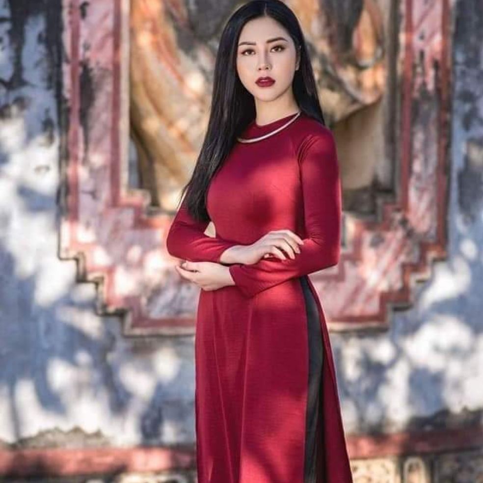 Áo Dài Truyền Thống Cổ Tròn