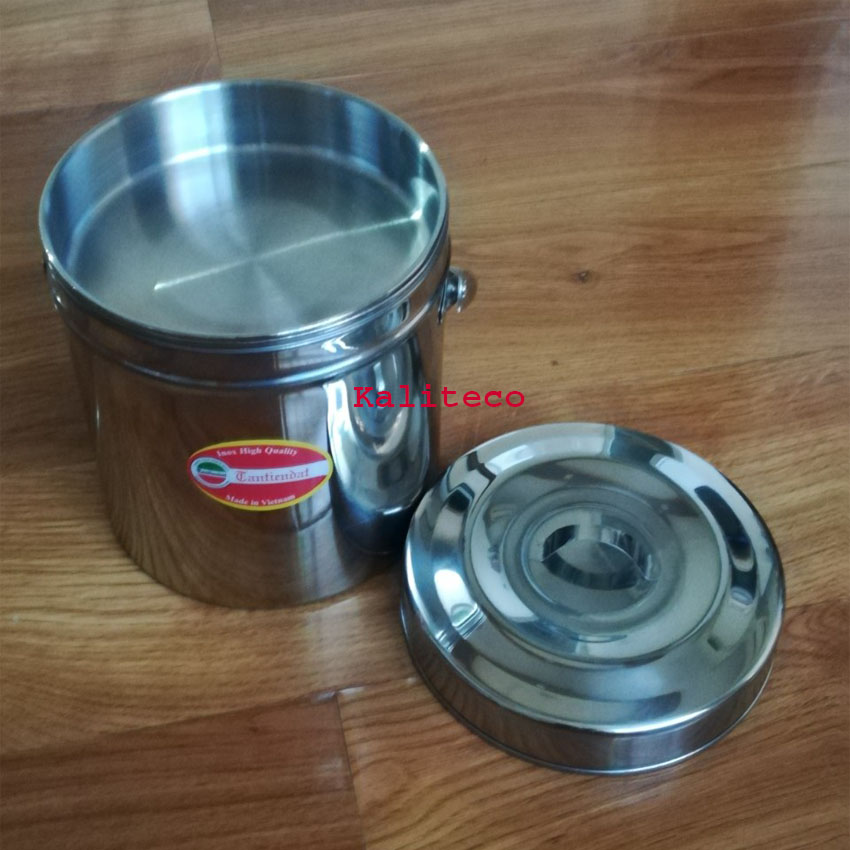 [HCM]Camen Đựng Cơm Inox 12cm (1,4 lít) Tantiendat-Kaliteco