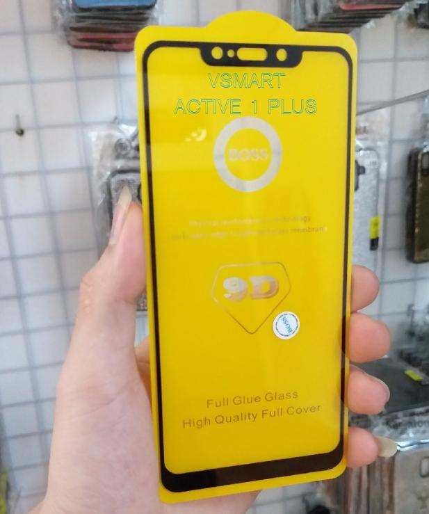 Vsmart active 1 plus kính cường lực 9d full màn hình full keo tặng keo chống hở mép