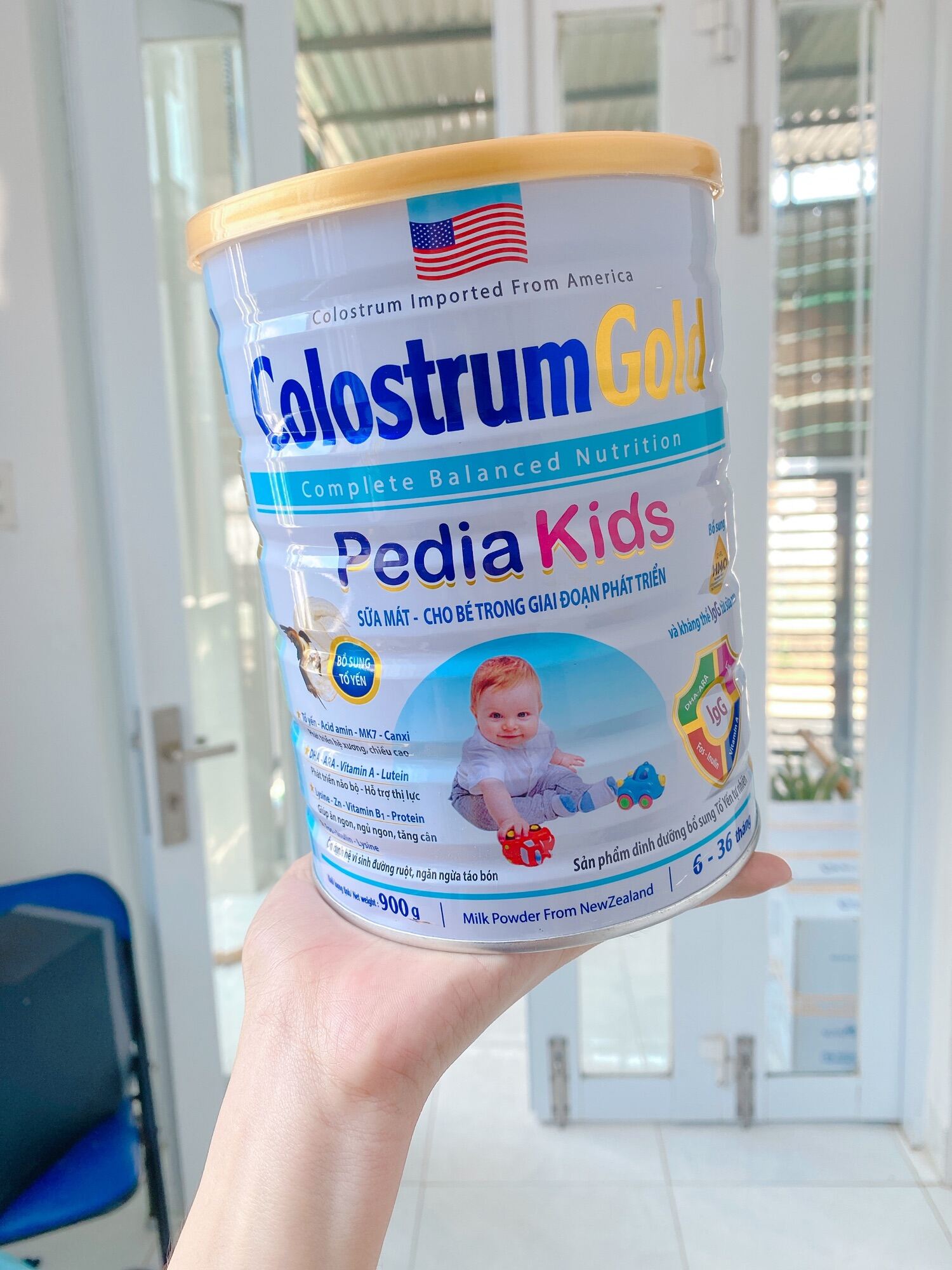 Sữa bột colostrum gold pedia kid 900g