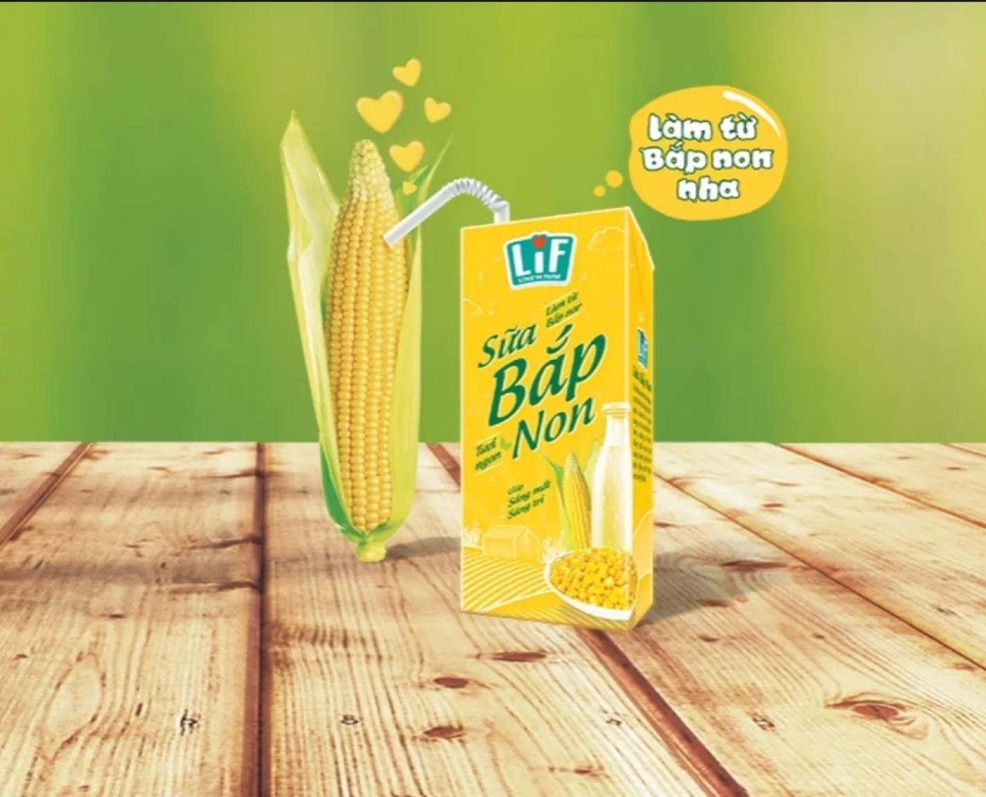 (HCM) SỮA BẮP NON LIF 180ML