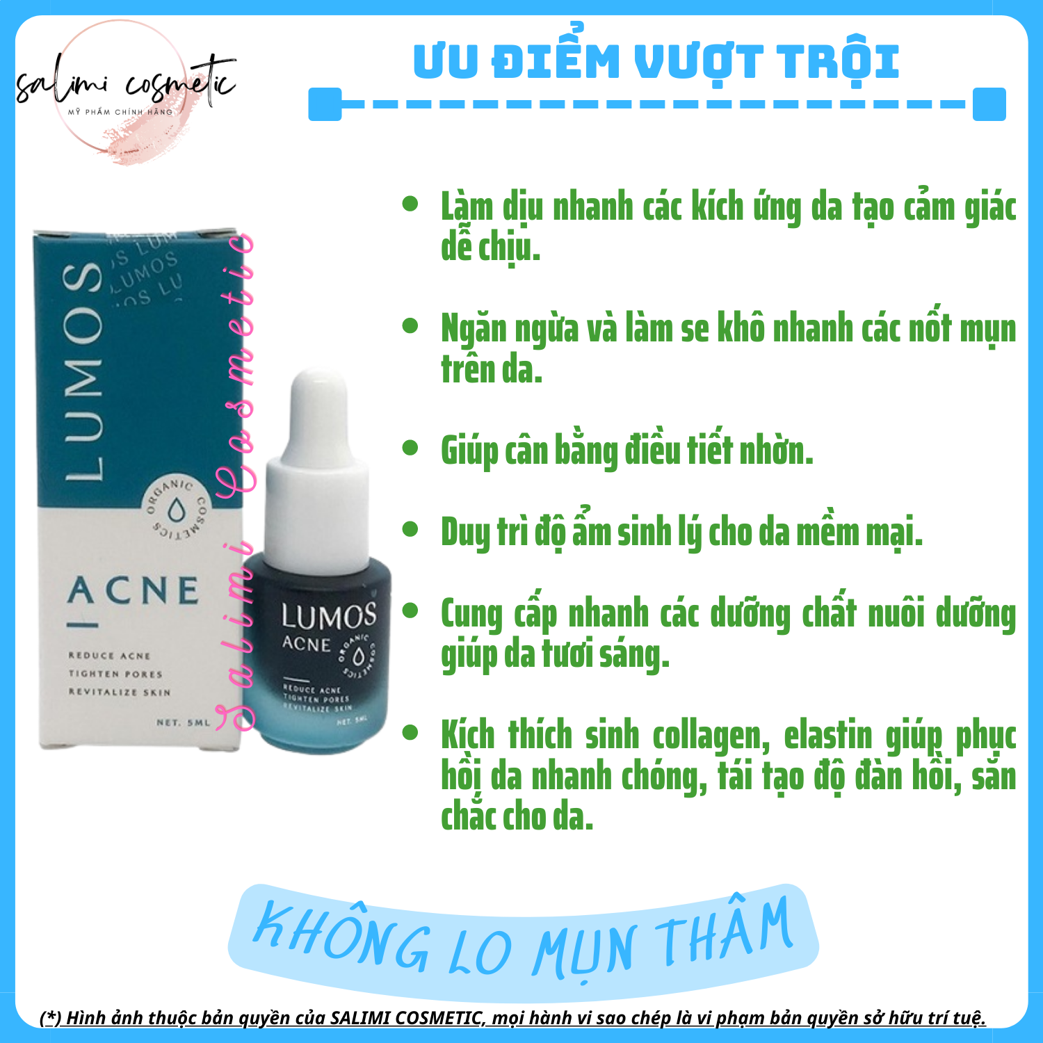 Serum acne Lumos acne | capacity 5 ml-genuine goods