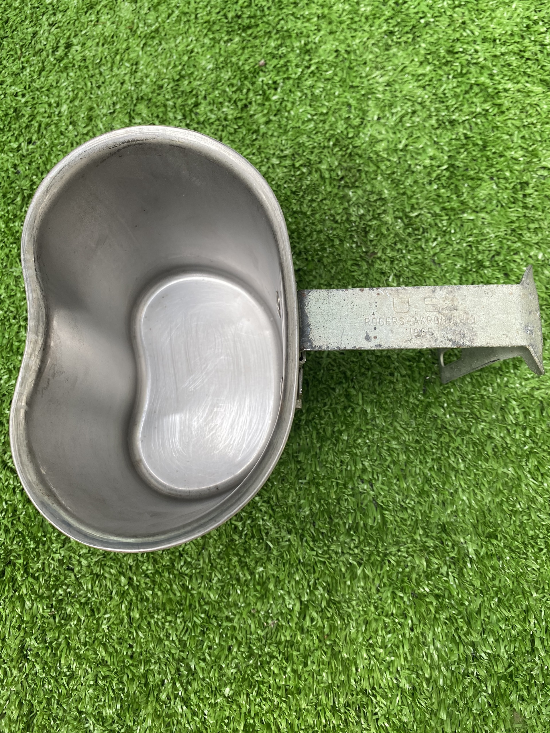 [HCM]Ca Inox Mỹ 1965 1966 ca đựng nước US xưa