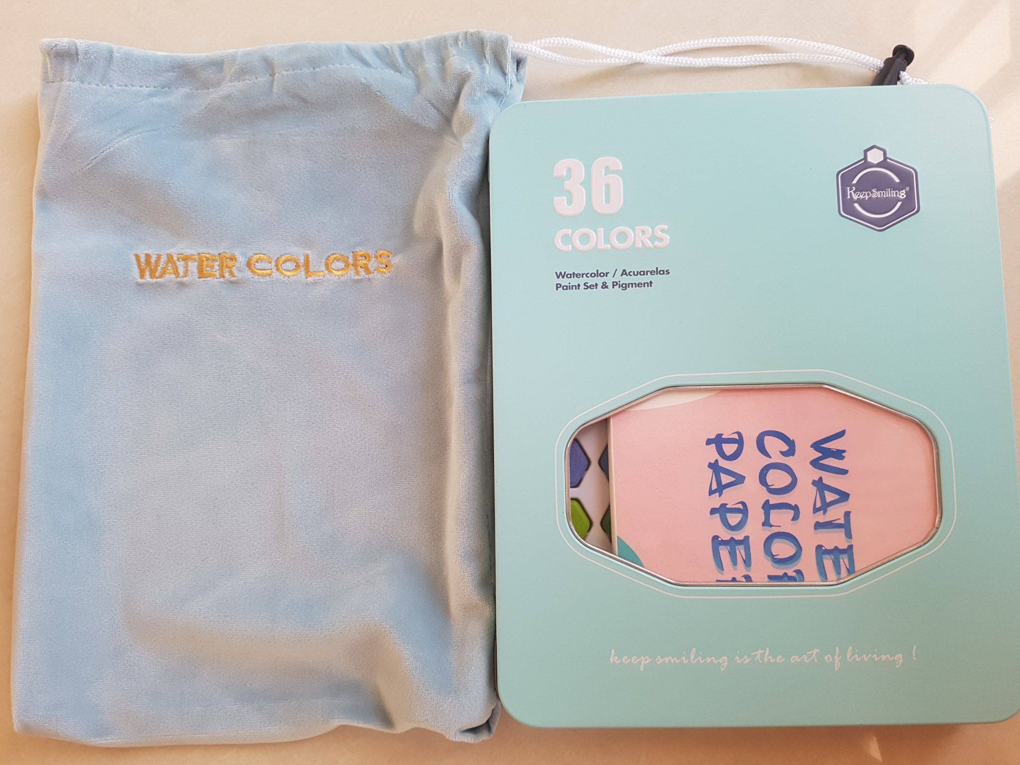 [HCM]Bộ 36 màu Keep Smiling (tặng cọ tỉa số 1)