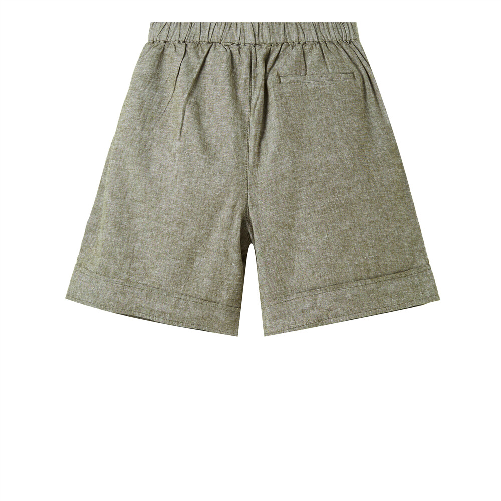GIORDANO Quần Shorts Linen Nữ 05400233