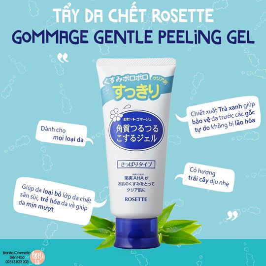 Tẩy da chết Rosette Nhật