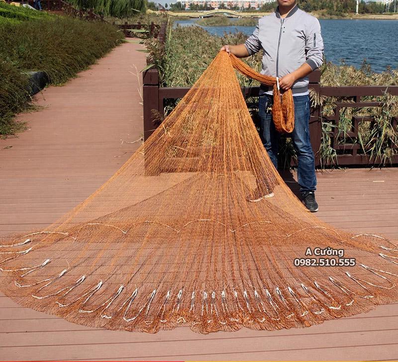 Chài Dù Thái Lan -Bắt Cá Cao 2M5 Đường Kính 5m