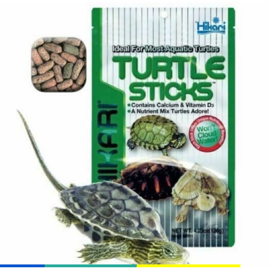 Hikari Turtle Sticks Thức Ăn Cho Rùa- Baba -Bò Sát Các Loại (120g)