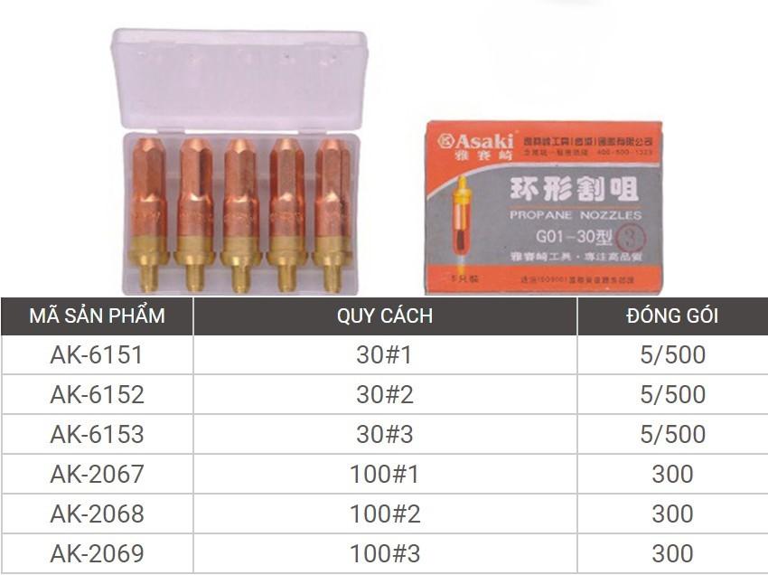 10 Béc cắt gió đá 30#1 -6151