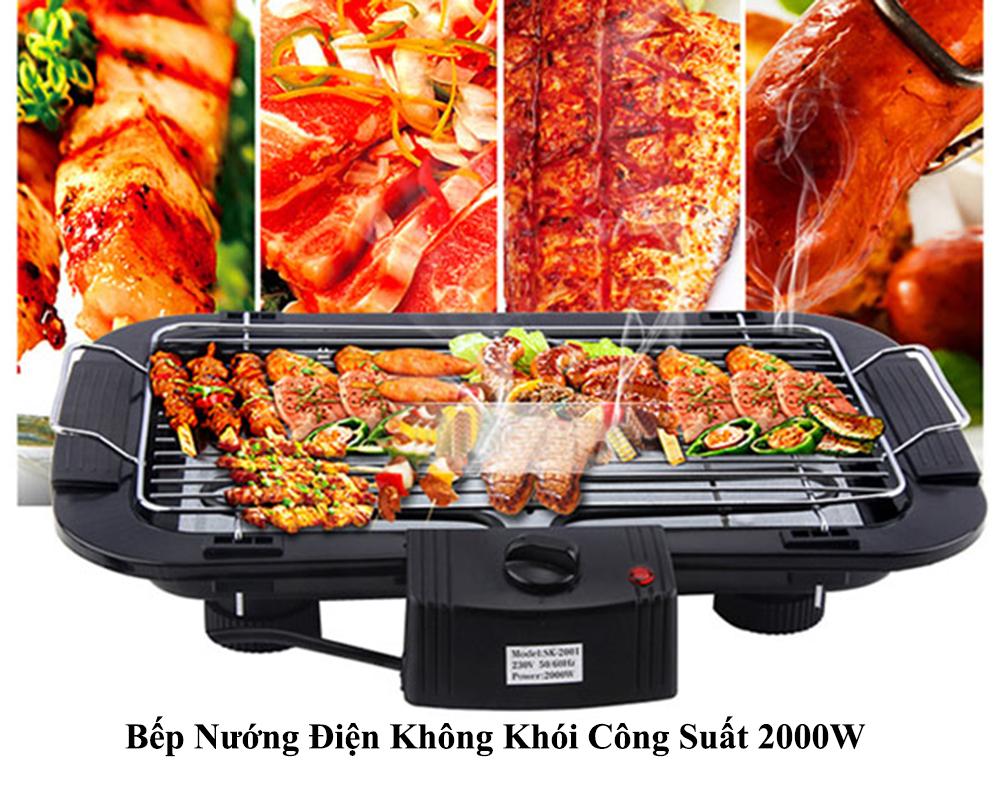 Bep nuong dien, Lò nướng giá bao nhiêu, Vỉ Nướng Điện Không Khói Công Suất Lớn 2000W, Hàng Chất Lượng, Bảo Hành Uy Tín 1 Đổi 1, M44