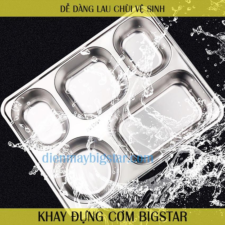 KHAY CƠM INOX 5 NGĂN
