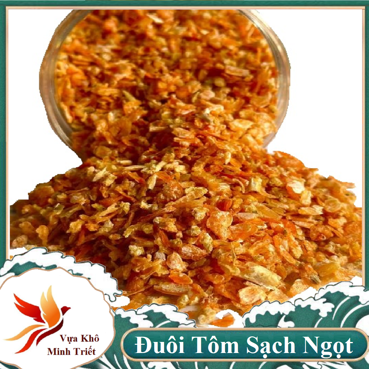 ĐUÔI TÔM KHÔ SIÊU SẠCH 500GR TÔM KHÔ NÕN NHỎ CÀ MAU CHUYÊN DÙNG NẤU CANH, KHO QUẸT- Vựa Khô Minh Triết