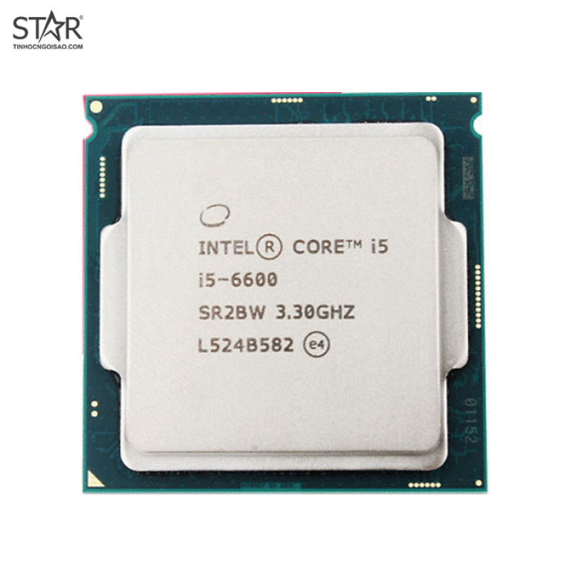 Chip CPU INTEL CORE I5 6600 chính hãng 3.3GHZ TURBO 3.9GHZ / 6M CACHE 3L ) cho Gamer