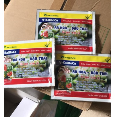 Combo 10 gói Siêu Ra Hoa Đậu Quả Gói 20Gr
