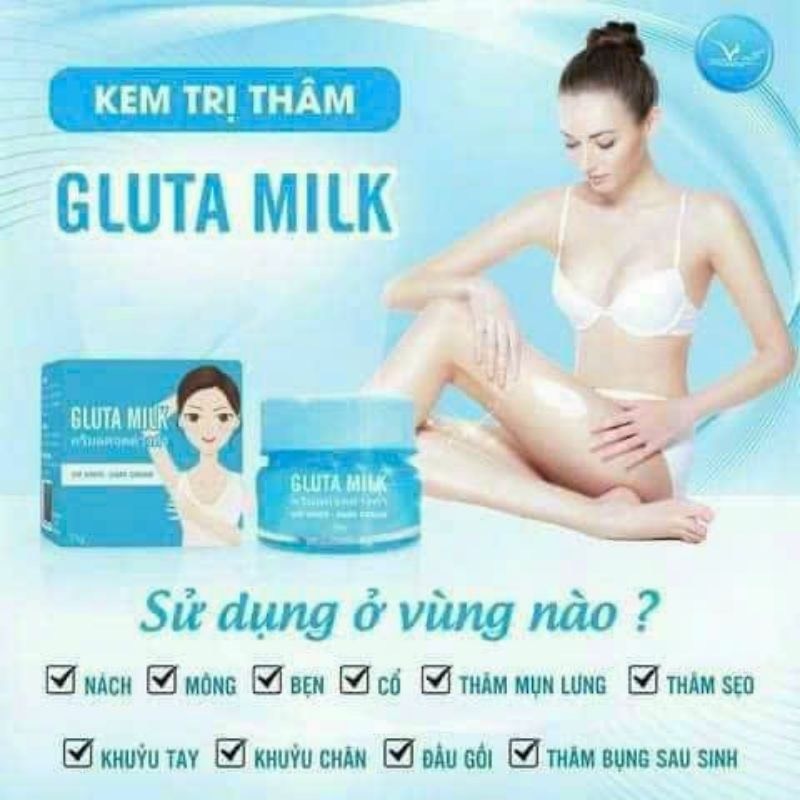 (Chính Hãng) Kem Thâm Gluta Milk Thái Lan Mua 1 Được 2