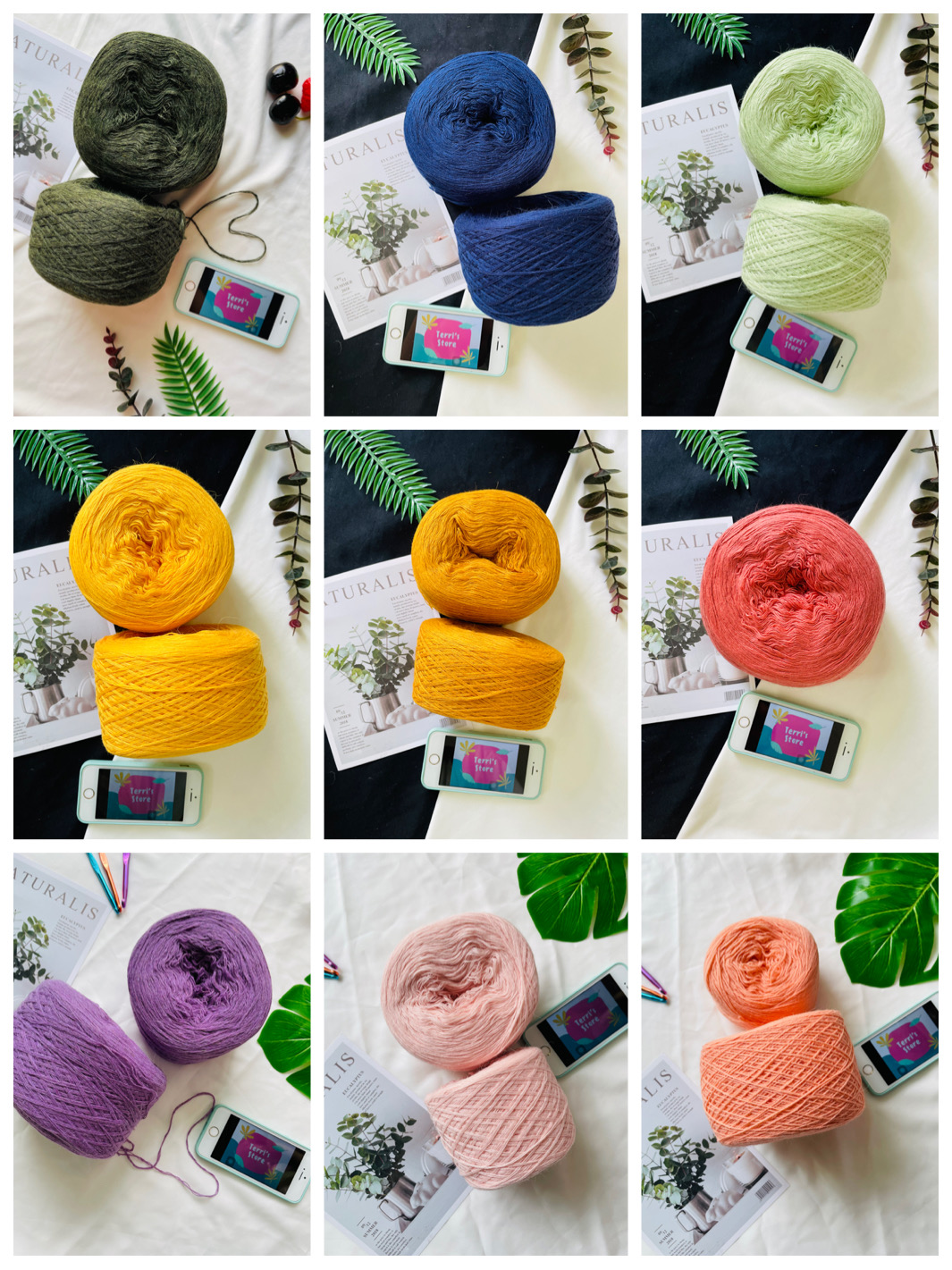 Yarn - Rabbit Fur Yarn (Angora Wool) - Yarn for Knitting 3 Pieces - Knitting and Crocheting Warm Autumn and Winter Items (Terri Store)