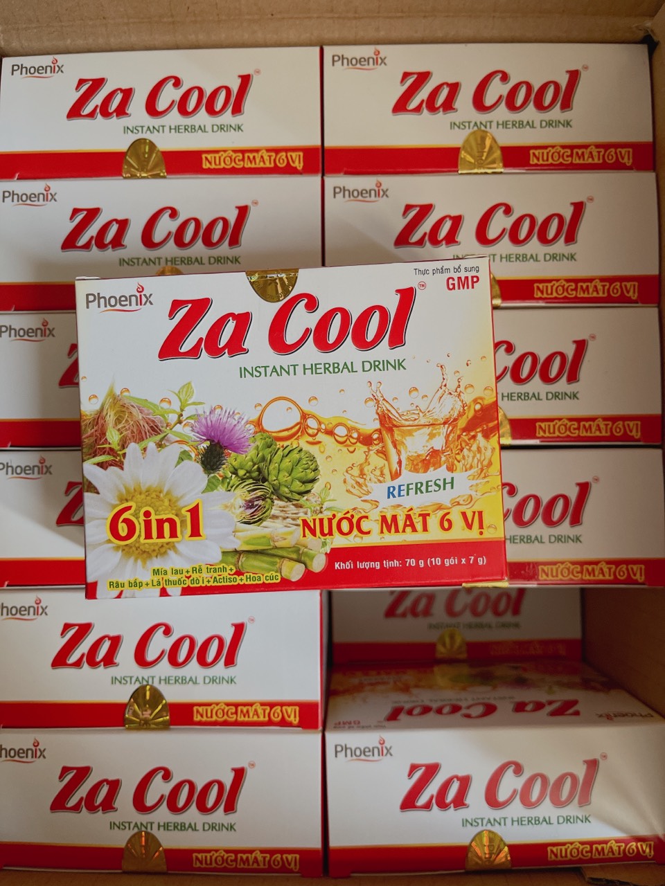 Za Cool 3 vị - Bột pha nước uống
